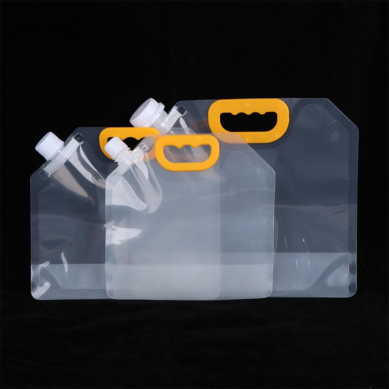 Water Bag Collapsible - 1/5 قطعة 1L-10L حاوية المياه القابلة