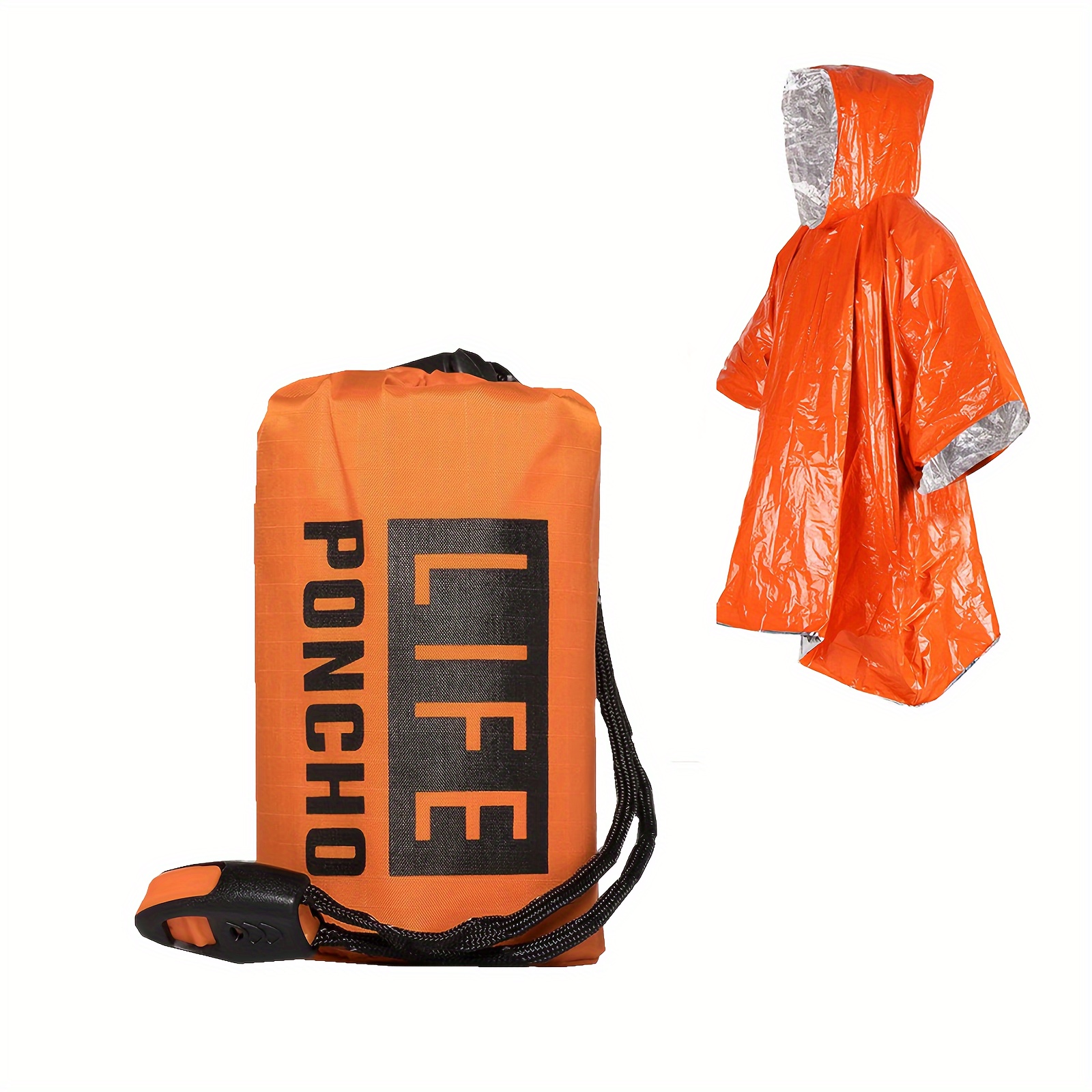 Survival Blanket Reflective - الطوارئ بقاء المطر المعطف الحراري بقاء
