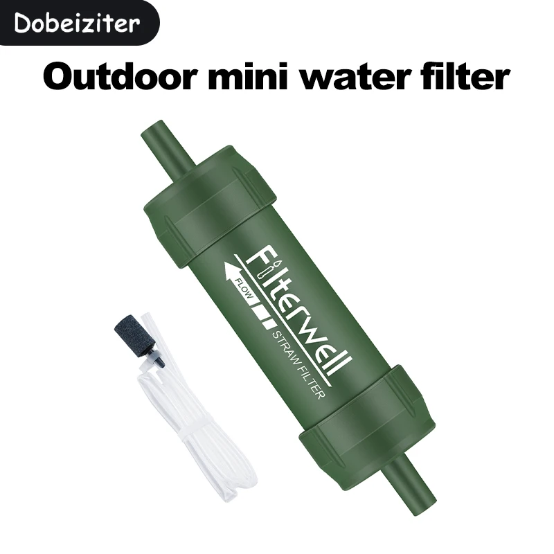 فلتر مياه صغير من القش محمول ل - مراجعة Water Purification Straw وسعره