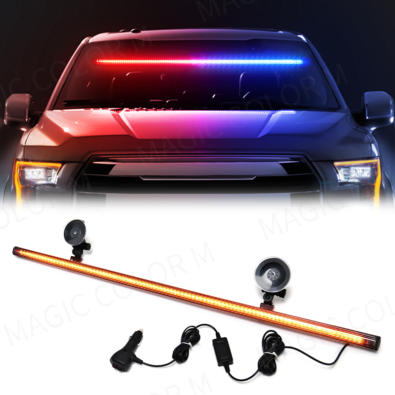 شريط إضاءة أمامي للسيارة بـ 96 - مراجعة Sos Light Strobe وسعره