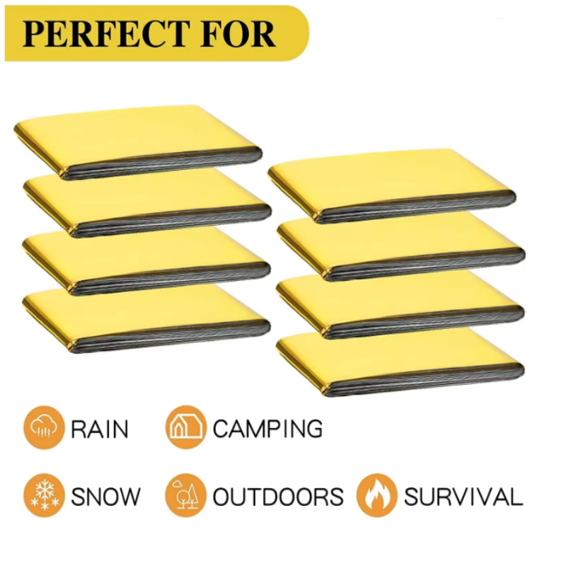 بطانية إنقاذ محمولة خفيفة الوز - مراجعة Survival Blanket Reflective وسعره