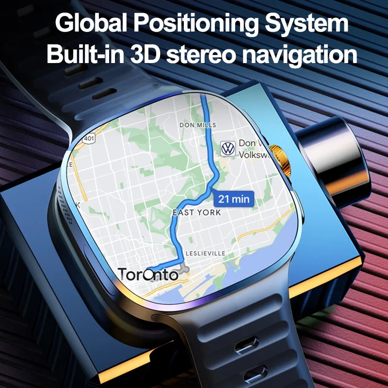 ساعة ذكية بشاشة أكبر 2.40 بوصة - مراجعة Compass Lensatic وسعره