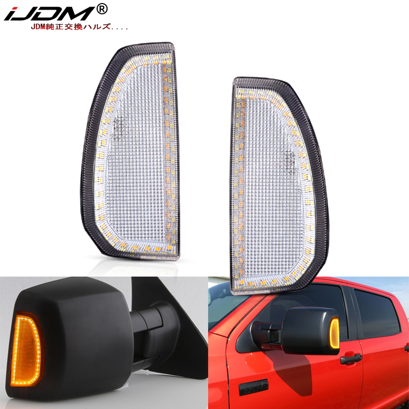 2 قطعة مصابيح LED للمرآة الجان - مراجعة Signal Panel Orange وسعره