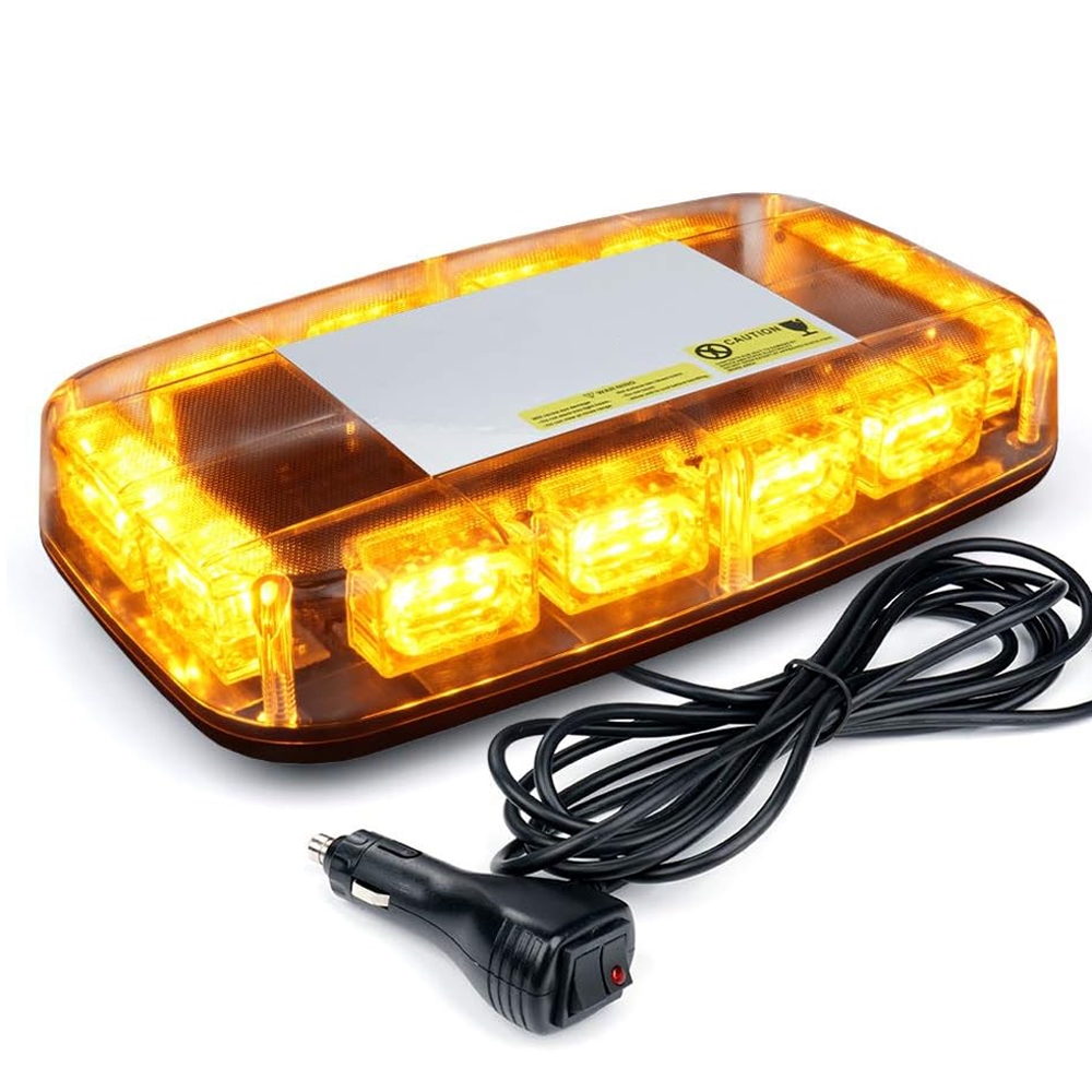 48 مصباح LED كهرماني اللون لأض - مراجعة Sos Light Strobe وسعره