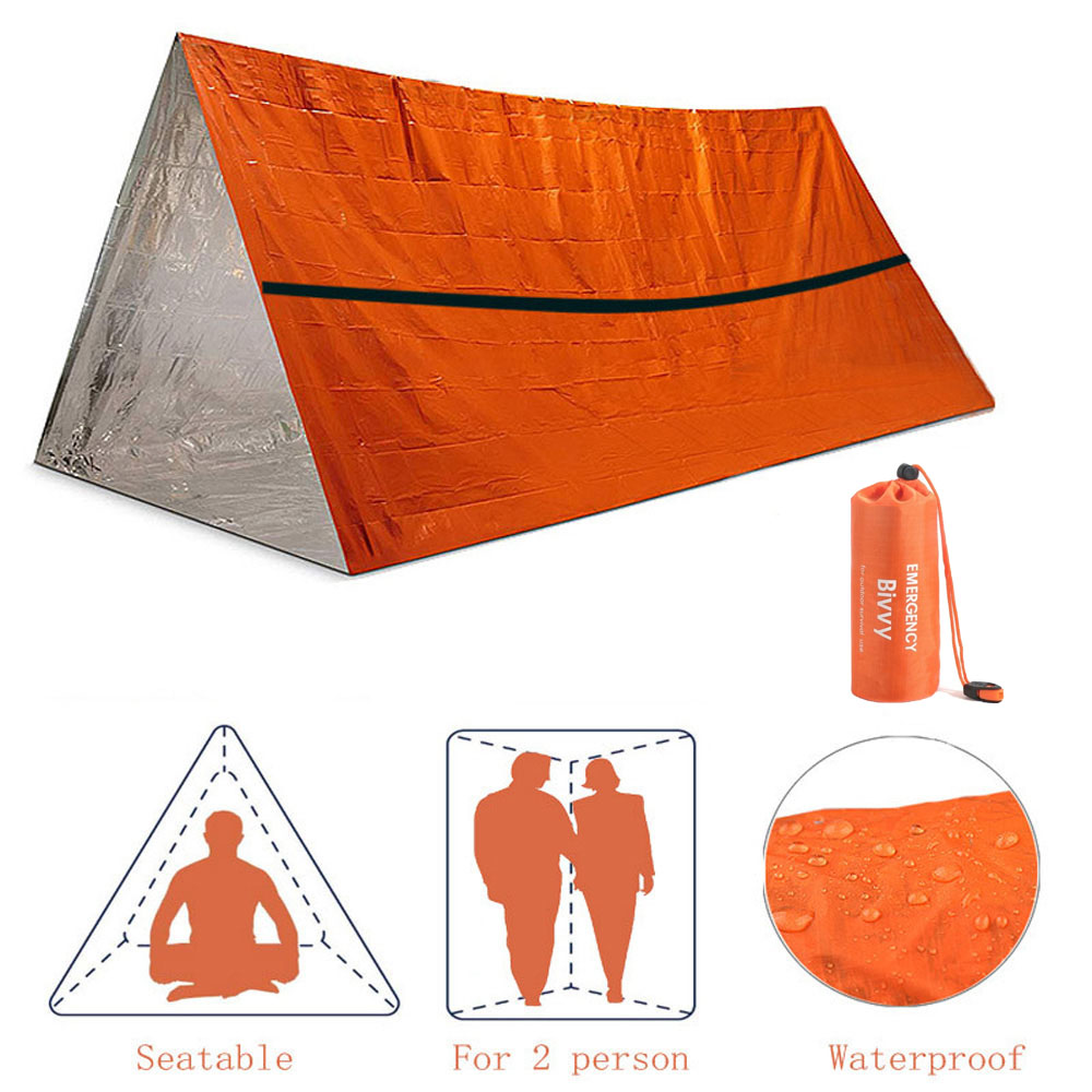 2 شخص مأوى للطوارئ Bivy مجموعة - مراجعة Bivy Bag Emergency وسعره