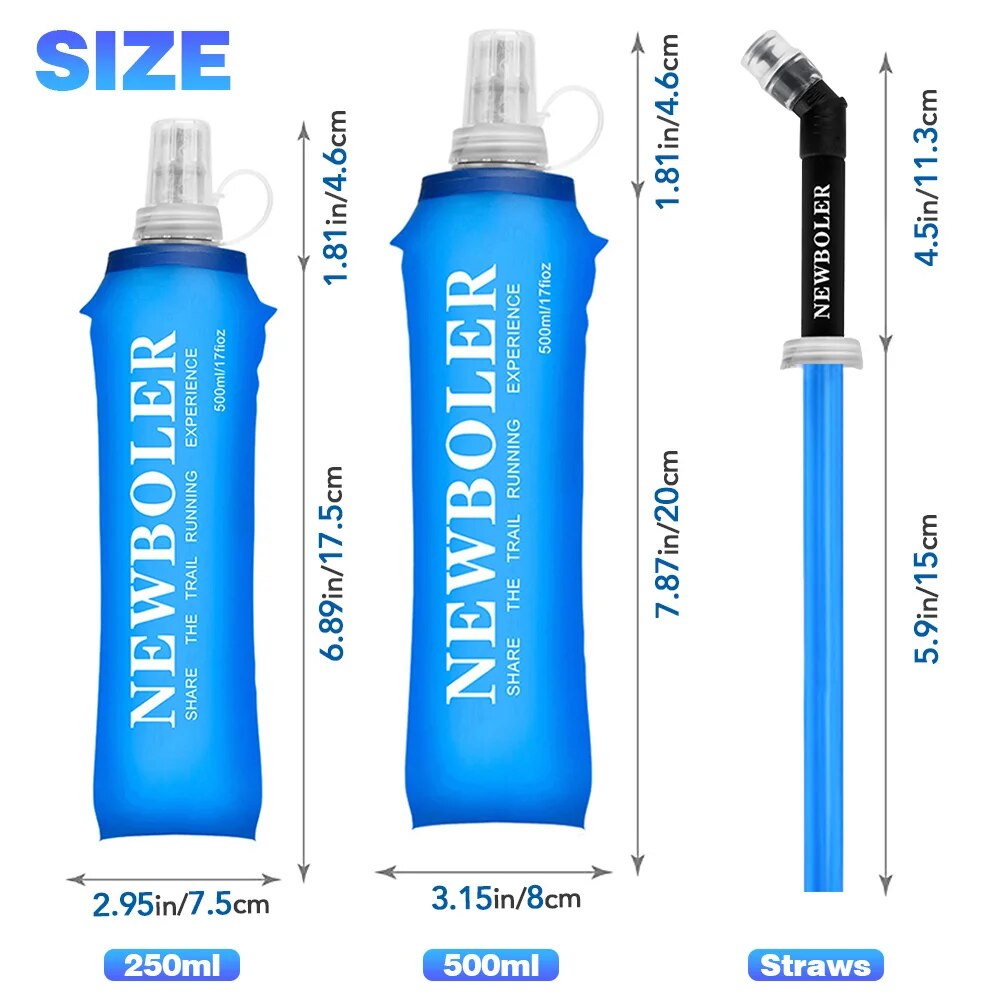 زجاجة ماء قابلة للطي من البولي - مراجعة Water Bag Collapsible وسعره