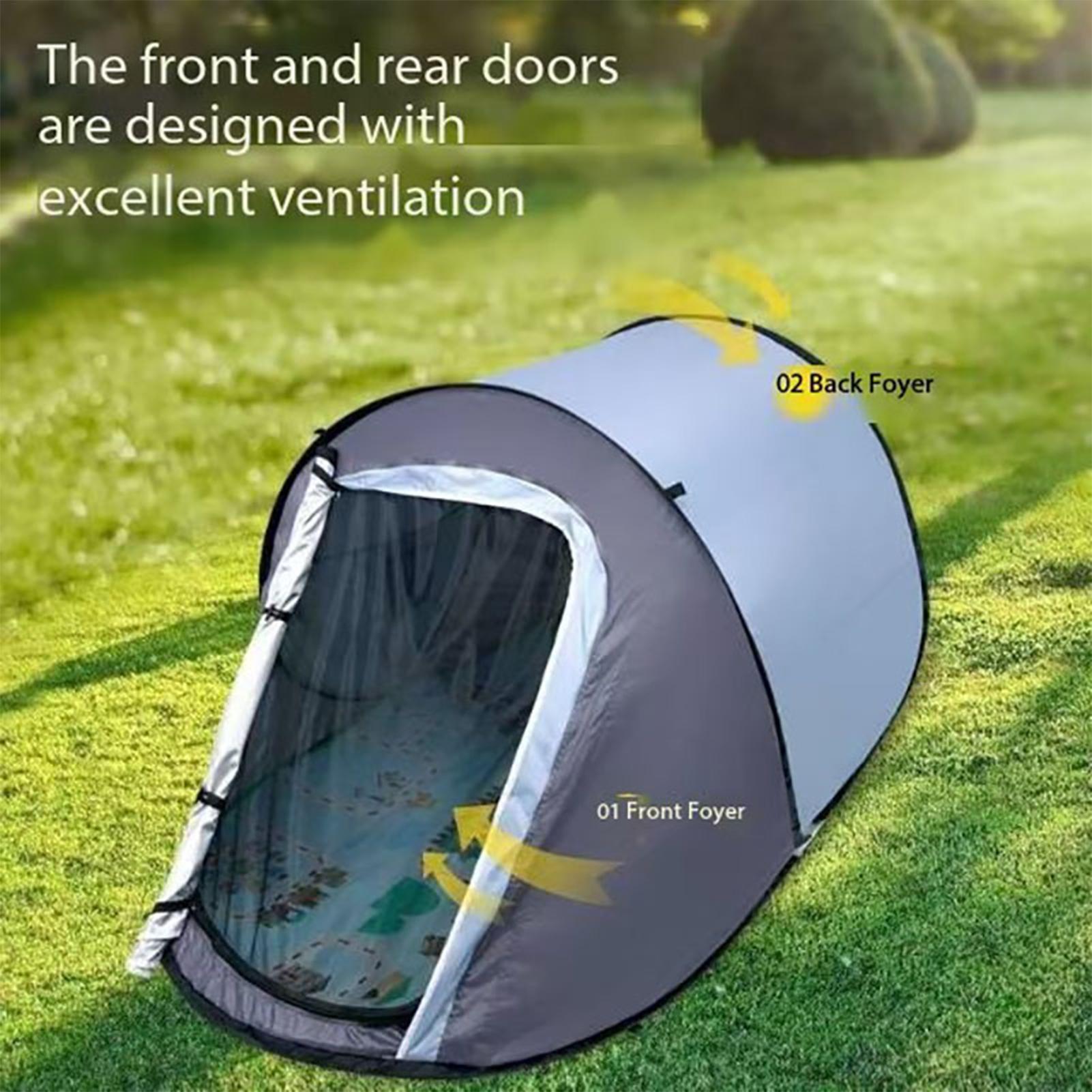 خيمة تخييم مفتوحة أوتوماتيكية  - مراجعة Emergency Mylar Tent وسعره