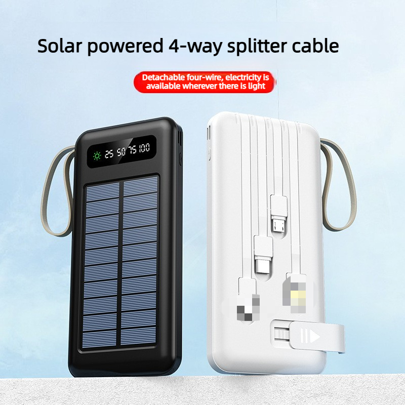 بنك طاقة محمول خارجي يعمل بالط - مراجعة Solar Emergency Charger وسعره