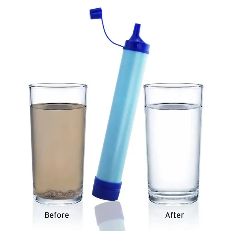 فلتر مياه محمول صغير للاستخدام - مراجعة Water Purification Straw وسعره