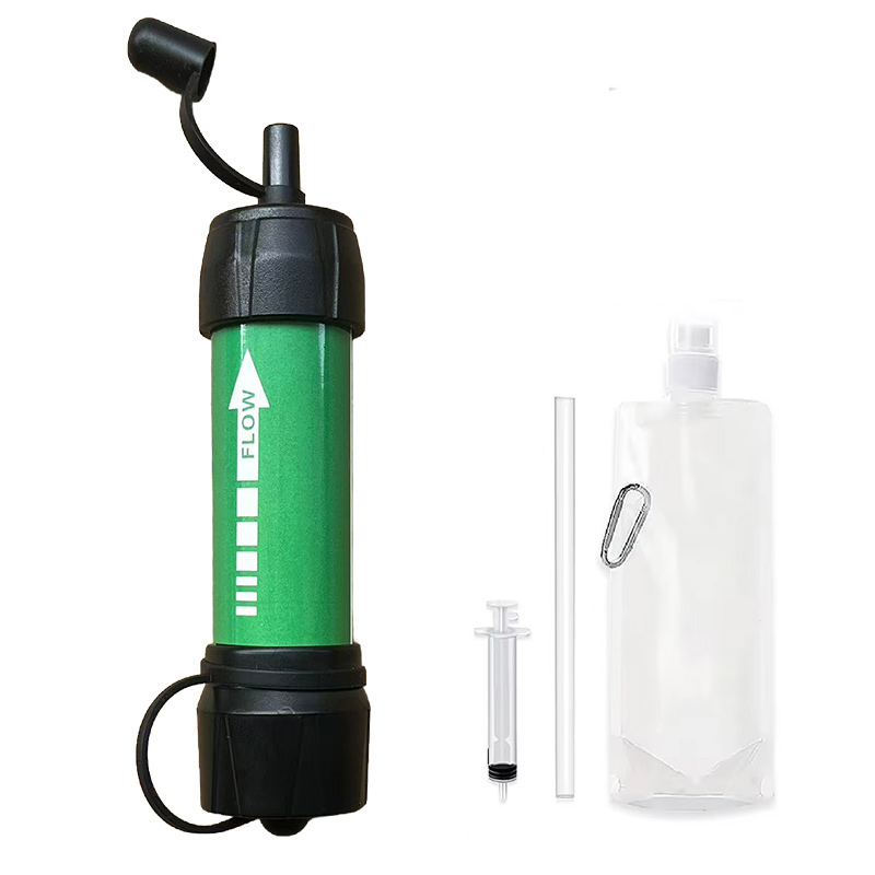فلتر مياه محمول خارجي للبقاء ع - مراجعة Water Purification Straw وسعره