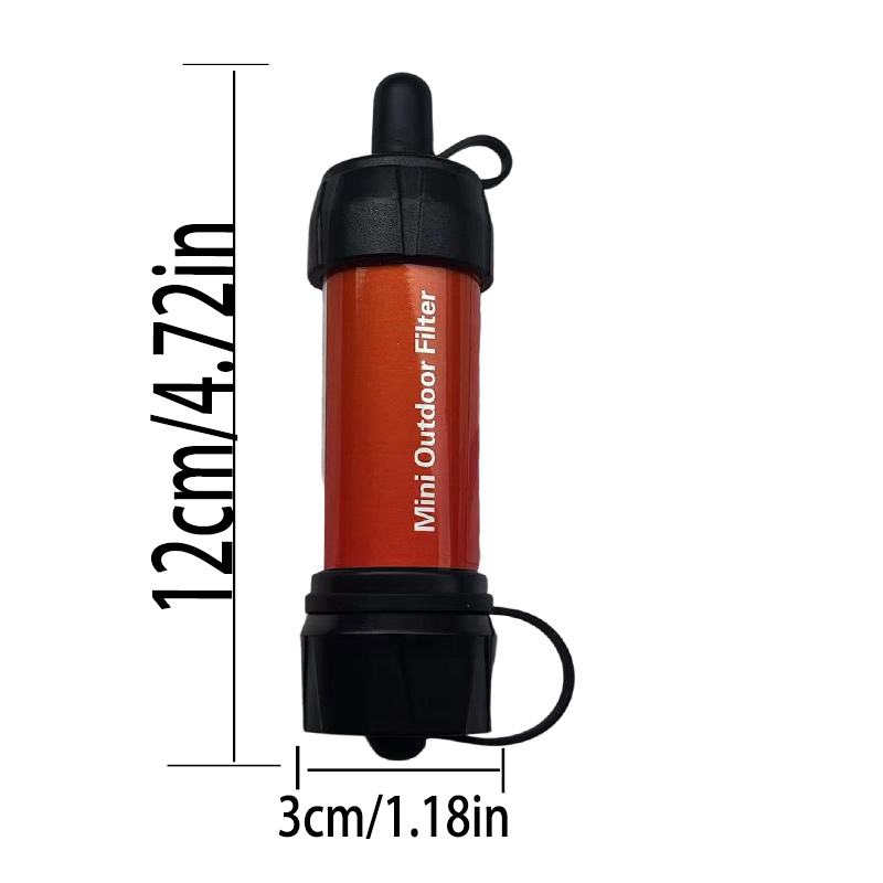 فلتر مياه محمول خارجي للبقاء ع - مراجعة Water Purification Straw وسعره