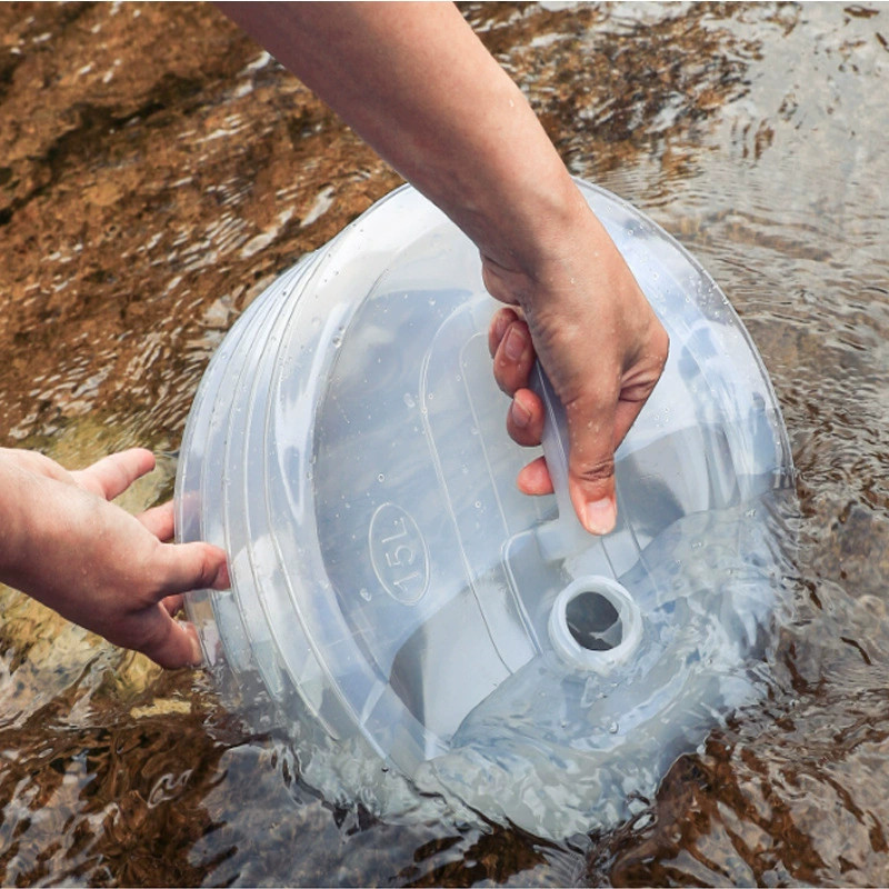 حقيبة ماء قابلة للطي محمولة سع - مراجعة Water Bag Collapsible وسعره