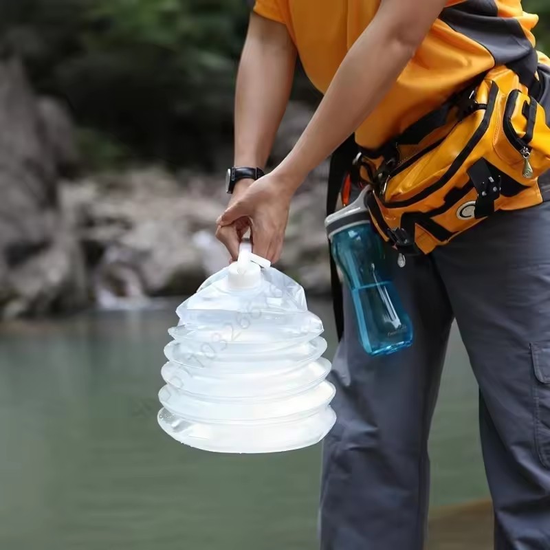 حقيبة ماء قابلة للطي محمولة سع - مراجعة Water Bag Collapsible وسعره