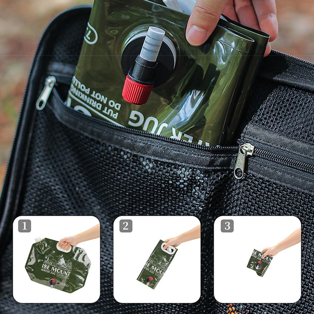حاوية ماء قابلة للطي بسعة 8 لت - مراجعة Water Bag Collapsible وسعره
