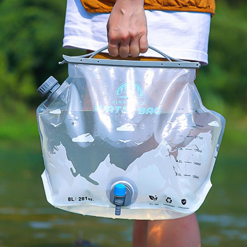 حاوية ماء قابلة للطي بسعة 8 لت - مراجعة Water Bag Collapsible وسعره